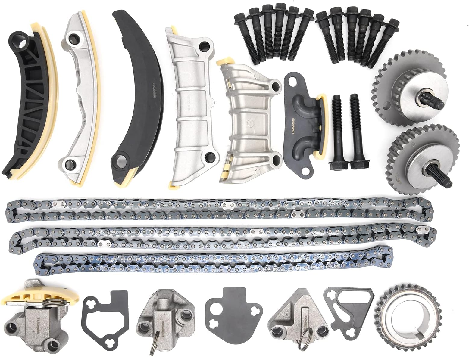 Engine Timing Chain Kit Guide Tensioner Sprocket Cadillac