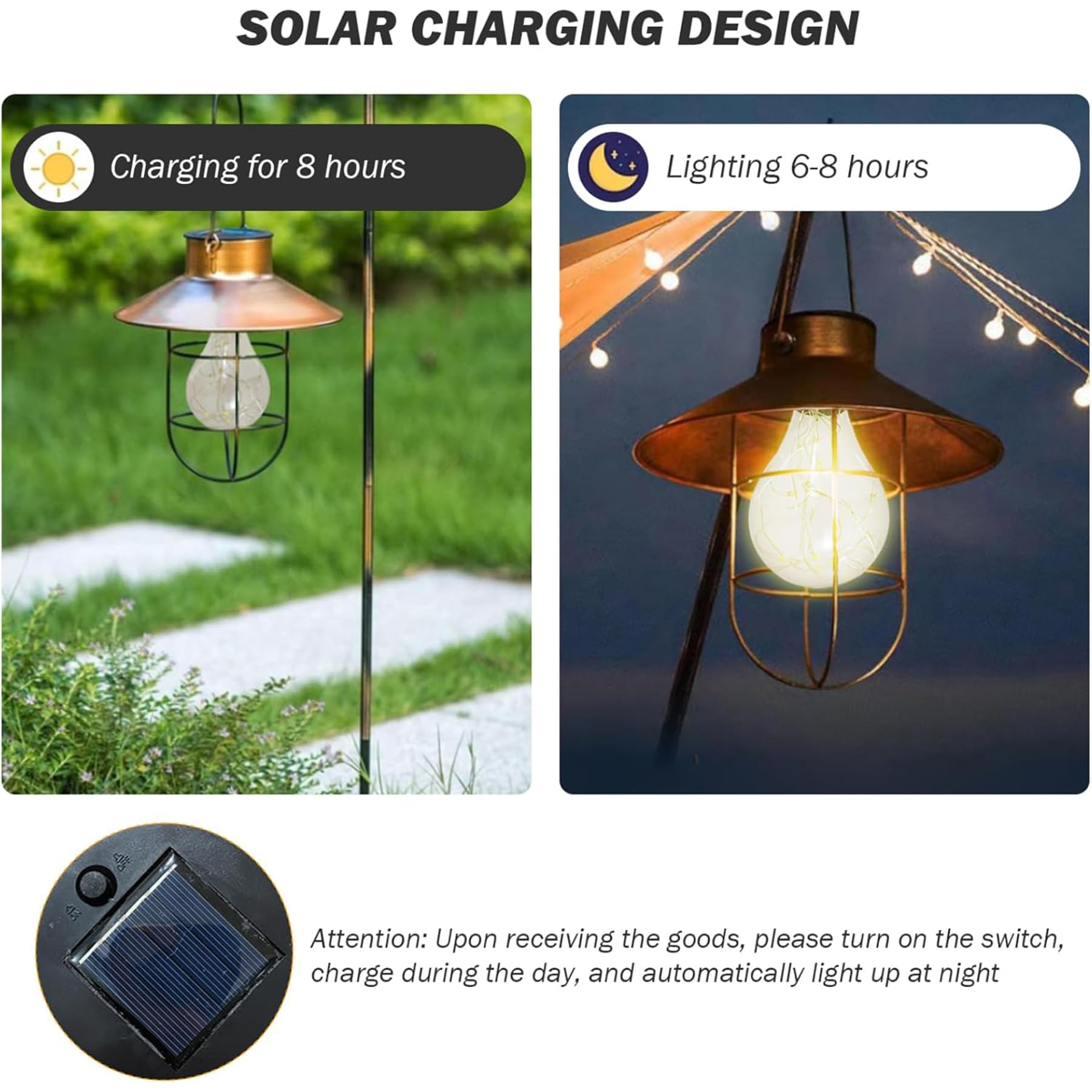 2 Pezzi Modulo Di Ricambio Per Luci Solari - Pannello Solare 8 Cm, Impermeabile, Per Riparare Luci Da Giardino E Decorazioni Esterne