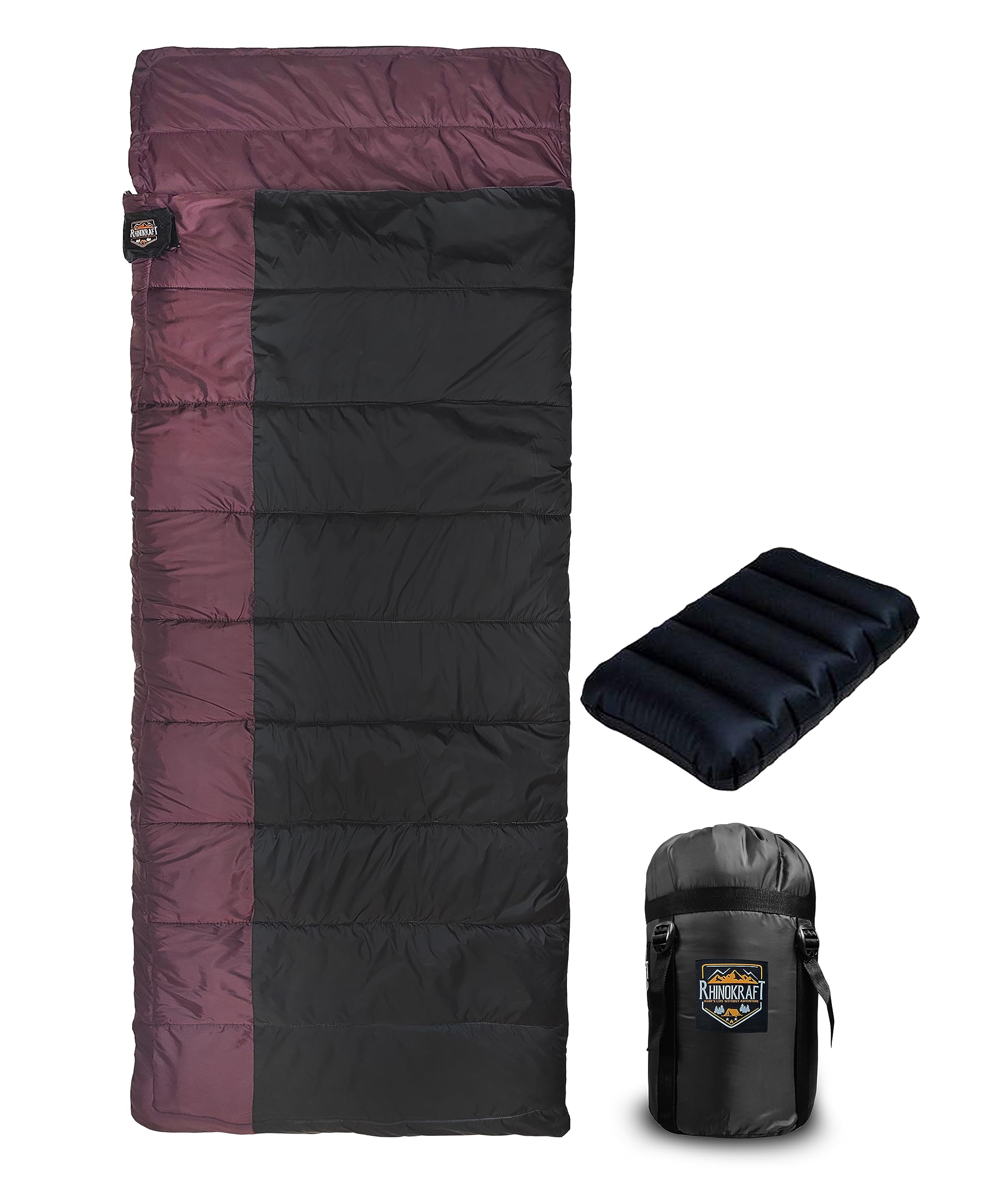 See full amazon price history chart for RhinoKraft Camping Sleeping Bag - 3 Season Warm & Cool Weather - Summer, Spring, Winter, Lightweight, for Adults & Kids - Camping Gear Equipment, Traveling and Outdoors RhinoKraft Camping Sleeping Bag - 3 Season Warm & Cool Weather - Summer, Spring, Winter, Lightweight, for Adults & Kids - Camping Gear Equipment, Traveling and Outdoors (B0CFH226KY) Amazon Price History, Amazon Price Tracker