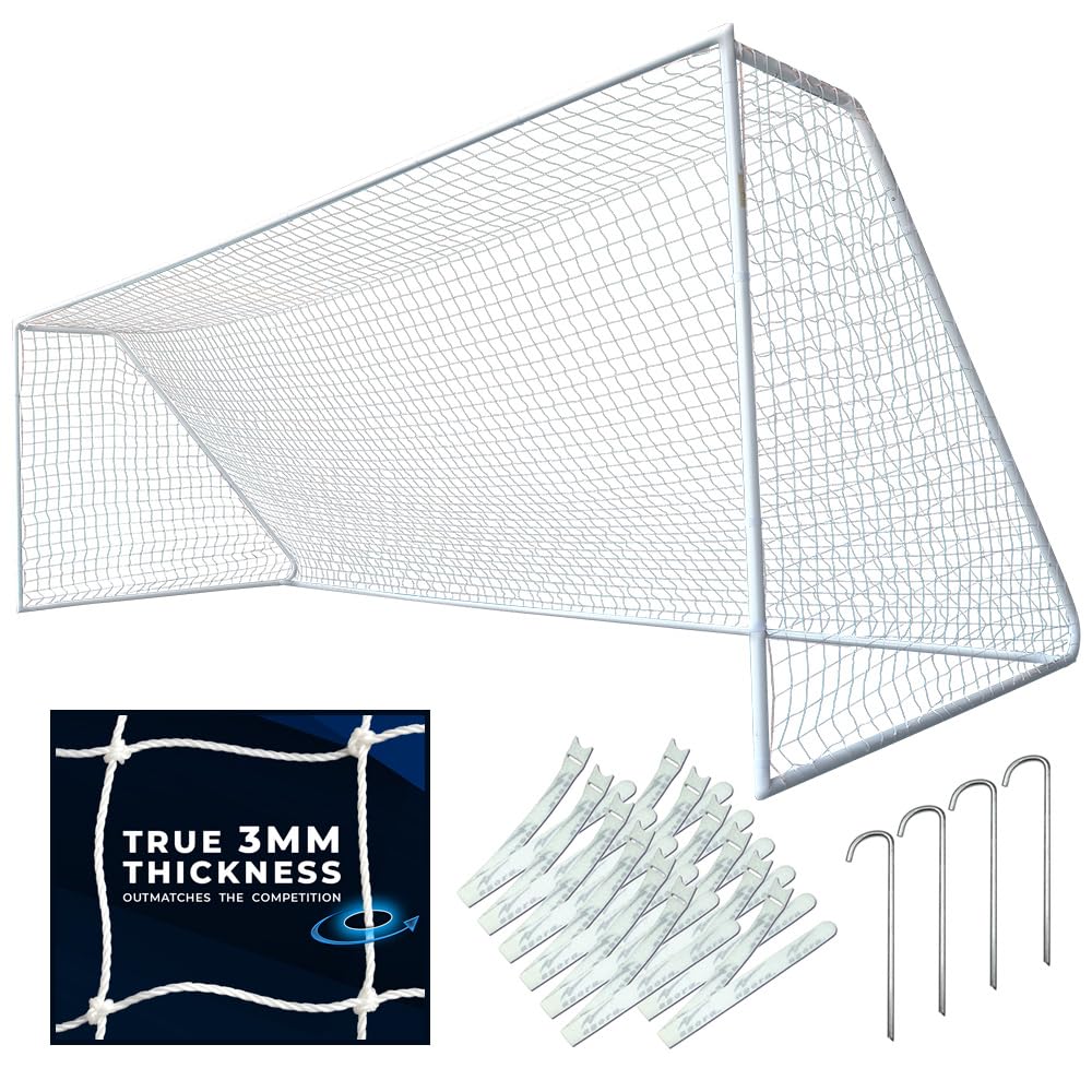 AGORA 8'x24' Semi-Pro Regulation Size Portable Soccer Goal Kit