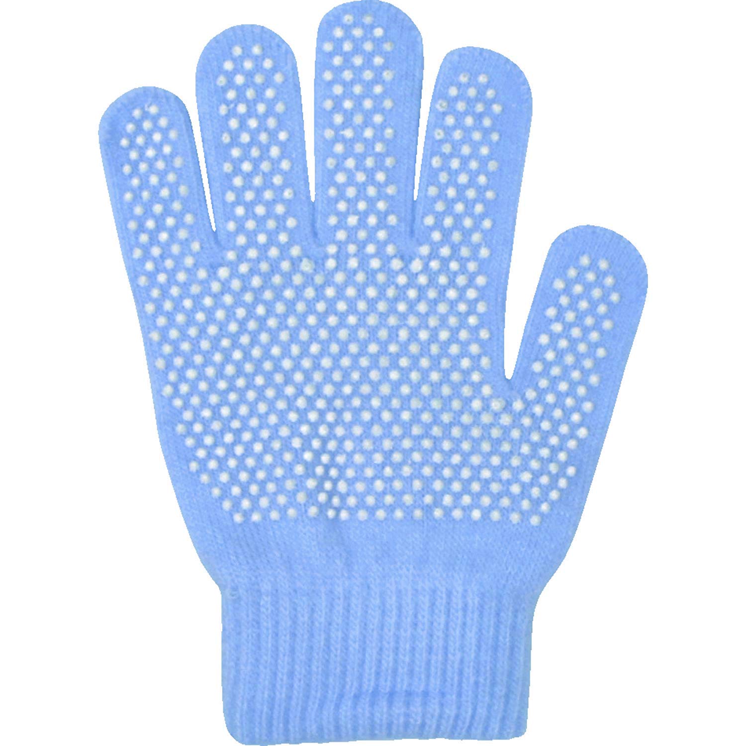 TeddyTs Children's Colourful Magic Stretch Thermal Winter Gripper Gloves (Sky Blue)