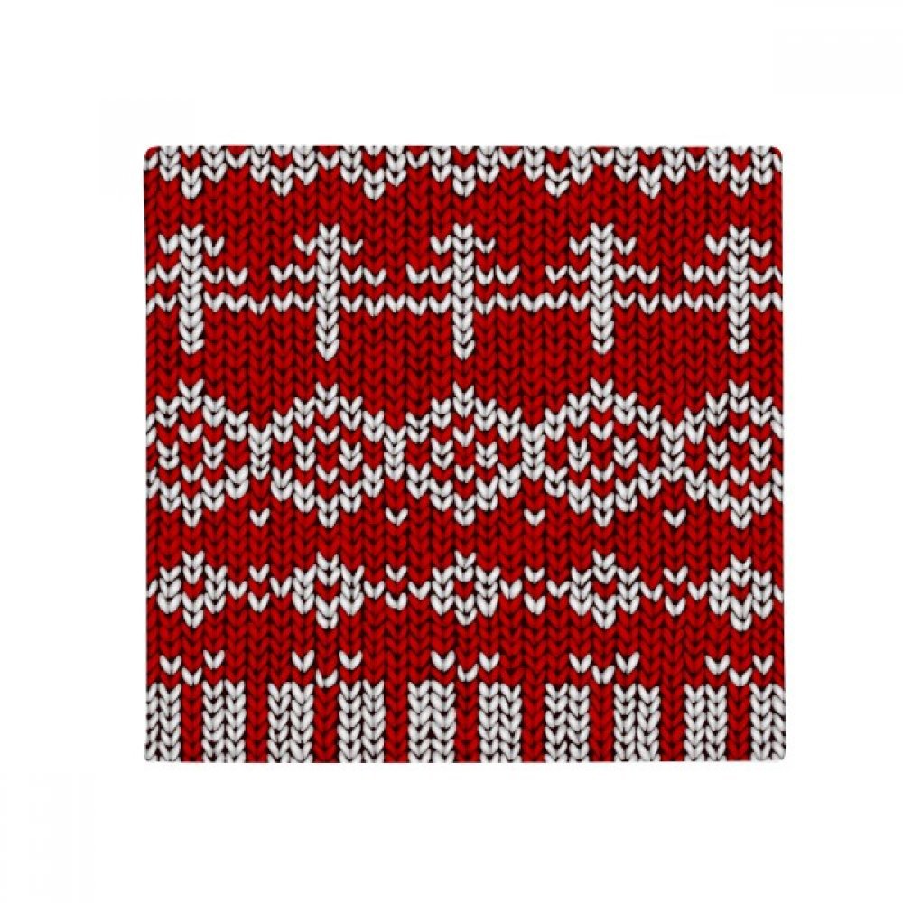 Tapis de Noël élan marron 60x60cm antidérapant pour cuisine et salon