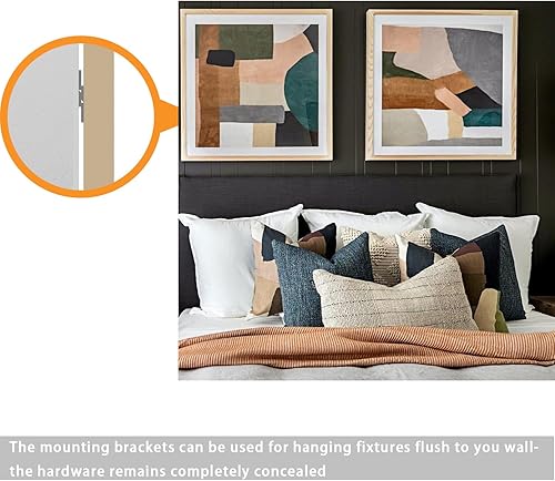 Miniatura 5 de Tacos franceses de 4 pulgadas, colgador de tacos franceses, clips en Z de aluminio para colgar imágenes, espejos, paneles, pizarra blanca, estante,