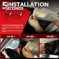 Vista 5 de KAYZT Parasol para parabrisas para Toyota Camry 2012-2017 LE XLE Hybrid SE XSE Sedan plegable, accesorios de ajuste personalizado para ventana