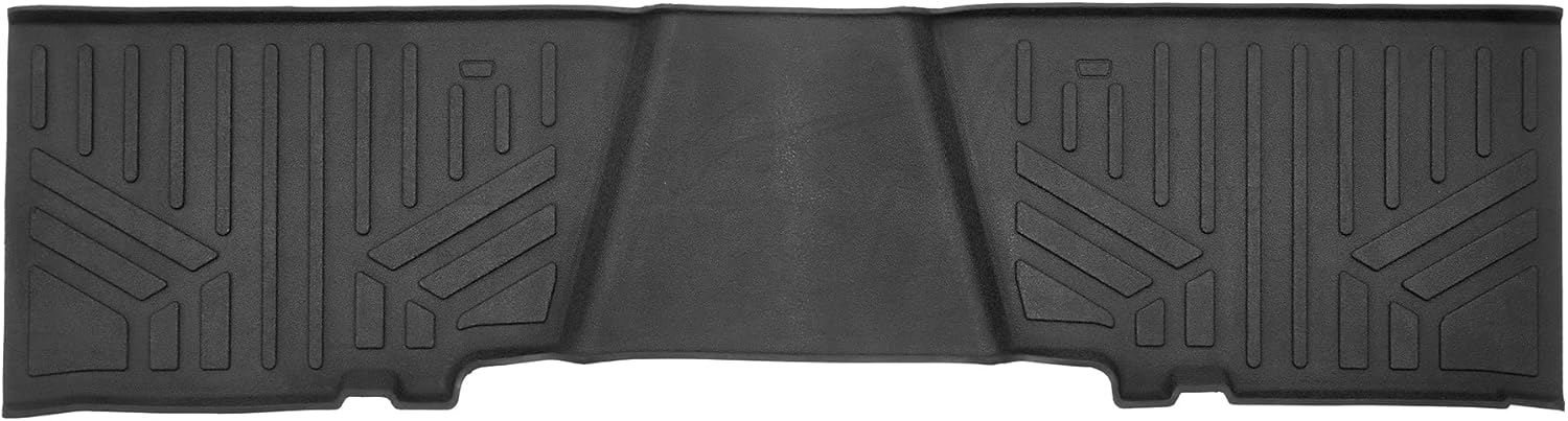 SMARTLINER All Weather Protection Custom Fit 2 Row Rugged Rubber Floor Liner Set Compatible with 2019-2025 Kawasaki Mule PRO (Only Fits 6 Passenger Models)