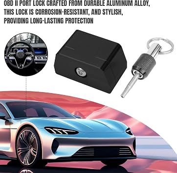 Mlwird Obd2 ポートロック ブラック プラスチック Obd 診断ポート 盗難防止プロテクター 車 Suv トラック用