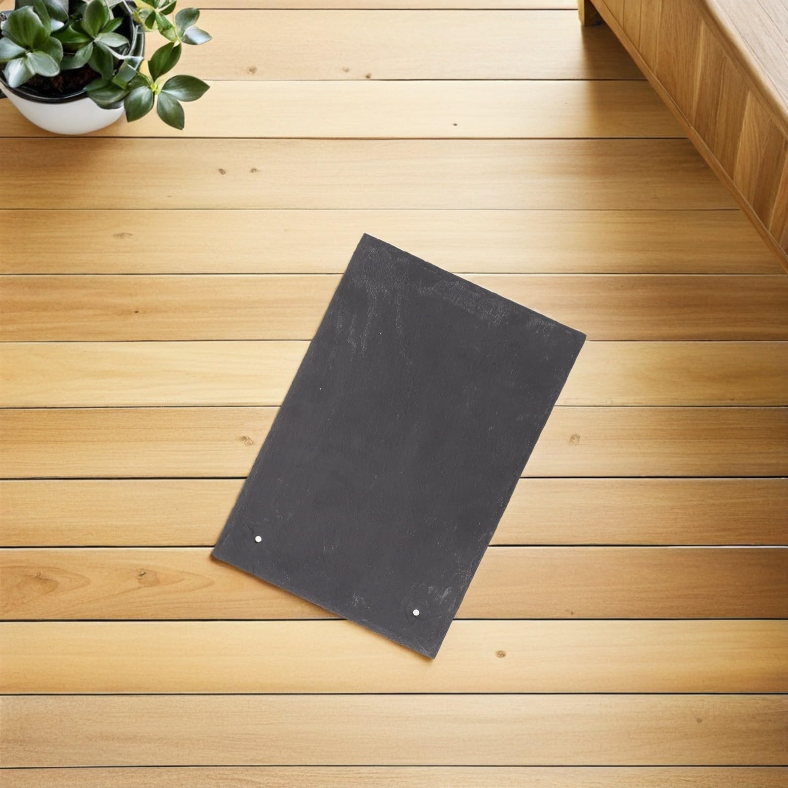 OUNONA Paneles Decorativos para Tejado de Pizarra Negra Estilo Europeo Diseño Ligero y Resistencia al Clima para Reparación Exterior de Casas