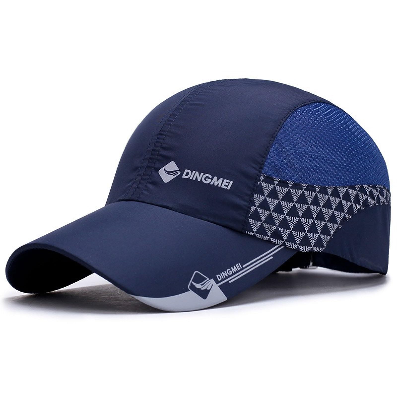 HaloHorus Curved Snapback Trucker Hat for Men Women, Adjustable Mesh Athletics Baseball Cap for Running, Fishing, Workout, Dfd-navy, One Size — image 1