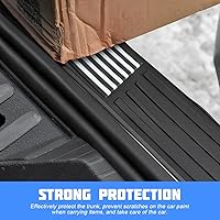 Vista 5 de Protector de parachoques trasero para coche, protector de umbral de puerta de entrada con bandera americana antiarañazos, cubierta de protección