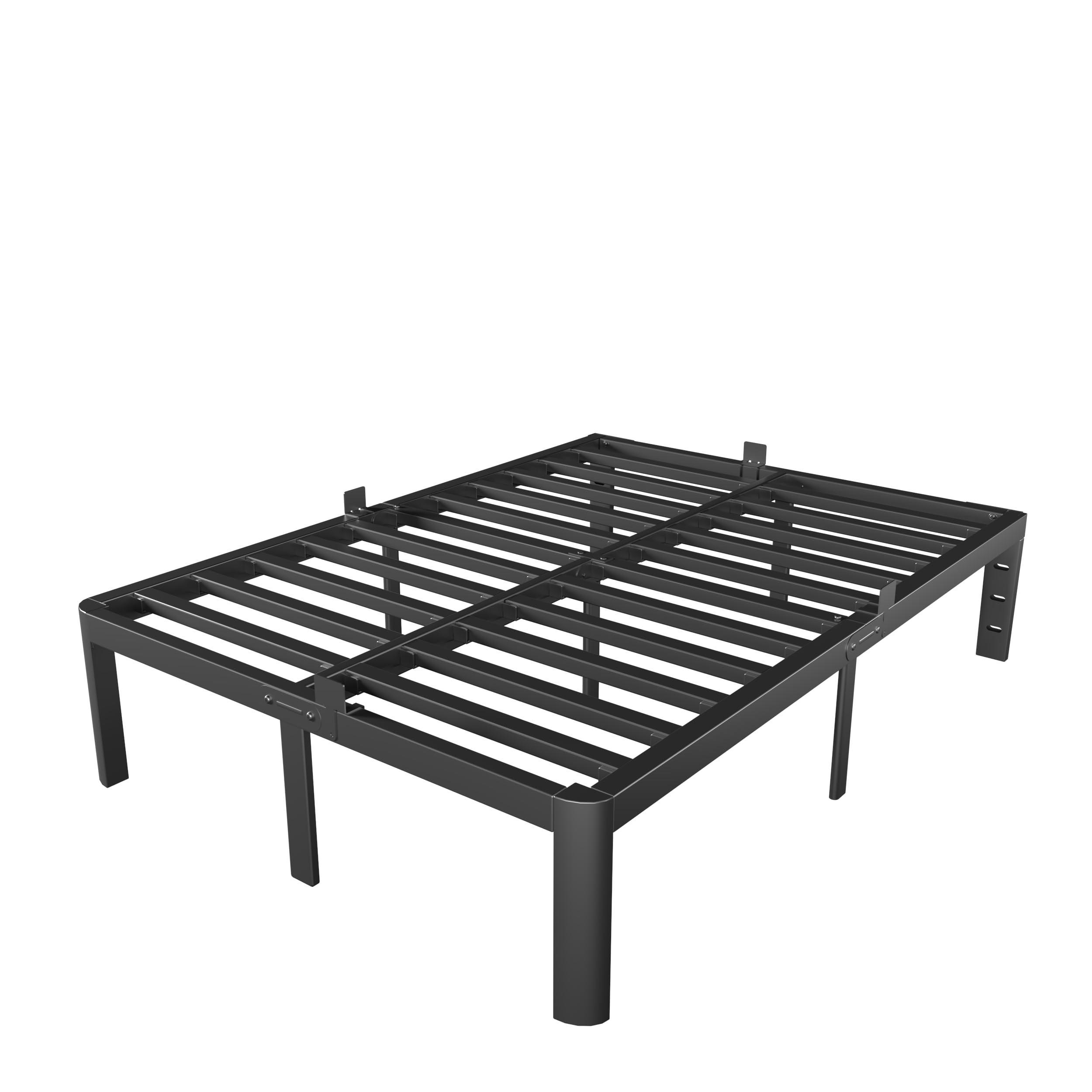 Photo 1 of ****Open to show****

***Factory seal****

KZZLOL Full Size Bed Frame No Box Spring Needed, 14 Inch Metal Full Bed Frame, DIY Headboard Holes, Heavy Duty Steel Support 3500 LBS, Noiseless, Round Corner Legs, Storage Space, Easy Assembly, Black