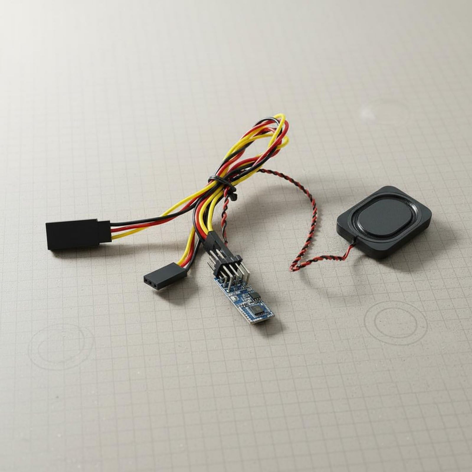 Veicolo Elettrico Sonoro Intelligente per Auto RC Simulazione Motore Modulo Audio Piccolo Altoparlante Memoria Digitale Adatto Esposizione Camioncini, Versione Diesel