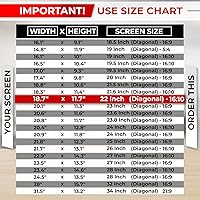 Vista 3 de Filtro de pantalla de privacidad de computadora de 22 pulgadas 16:10 para monitor, protector de privacidad y protector antirreflejos
