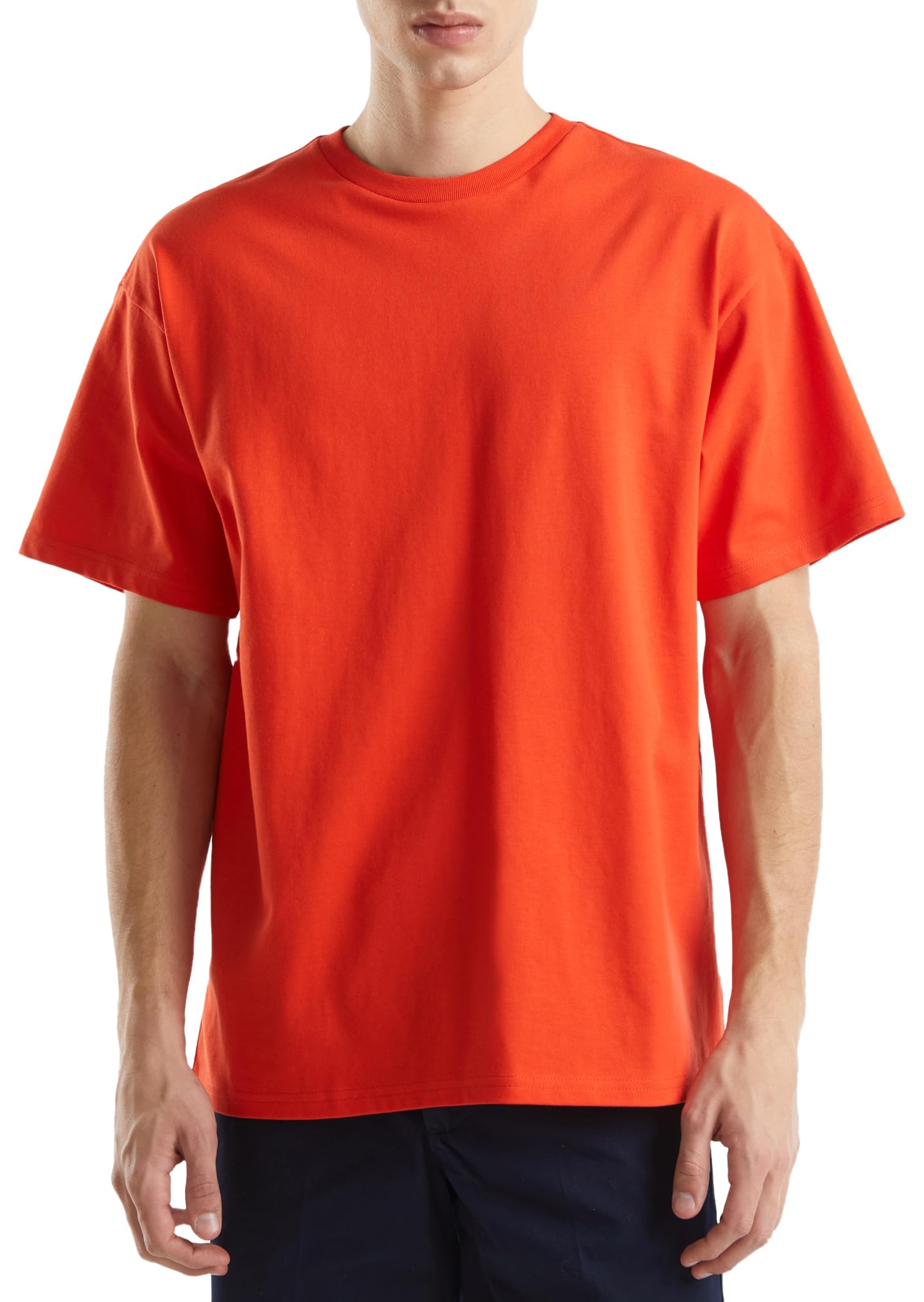 United Colors of Benetton Men's 3mi6u108t t-Shirt, red, M