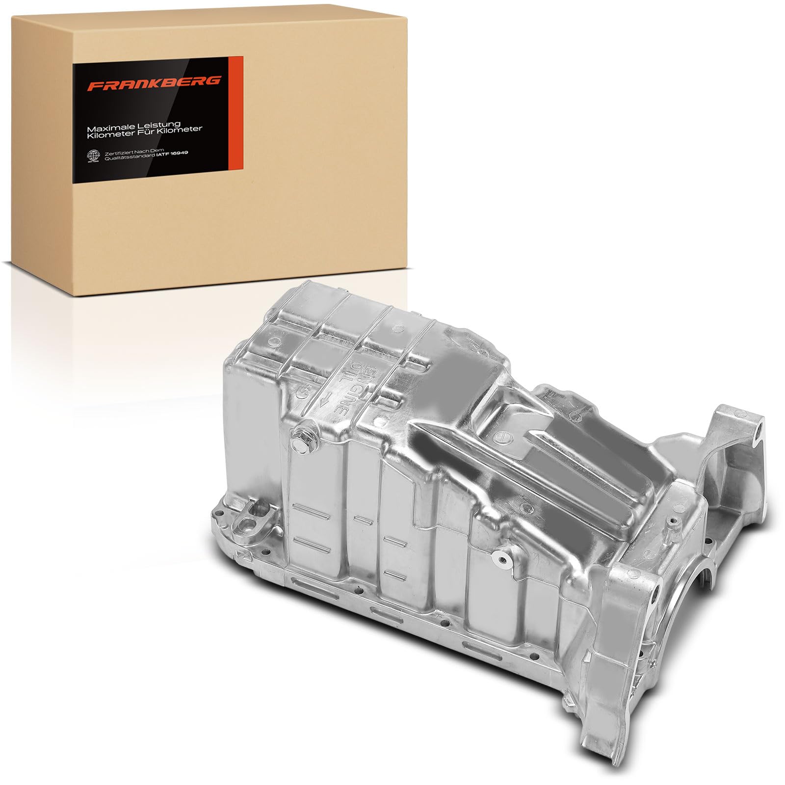 Frankberg Coppa dell'olio con tappo di scarico dell'olio 11200PWA020 | Compatibile con: J.a.z.z II GD GE2 GE3,Civic VIII Hatchback FK FN