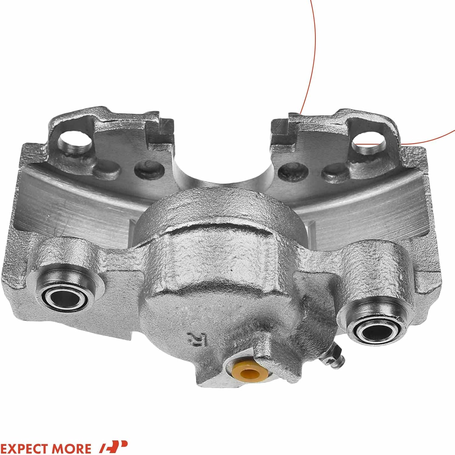 A-Premium Disc Brake Caliper Assembly Without Bracket Compatible with Select Chevy and Pontiac Models - Chevette, Acadian 1983-1987 1.6L 1983-1986 1.8L, T1000 1983-1987 1.6L - Front Right Passenger