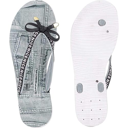 AaoJao Women's Slippers Indoor House or Outdoor Latest Fashion Black FlipFlop Slipper for women