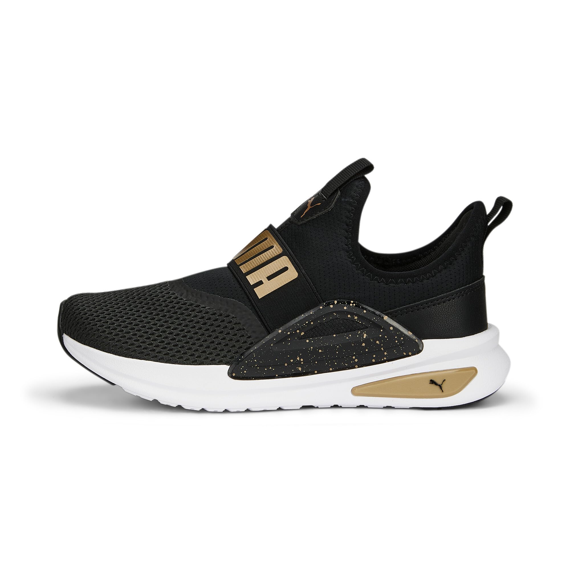 Puma Unisex-Adult Softride Enzo Evo Slip Spkle Black-Gold Running Shoe - 5UK (37829402) (B0BQBVDYKC) Amazon Price History, Amazon Price Tracker