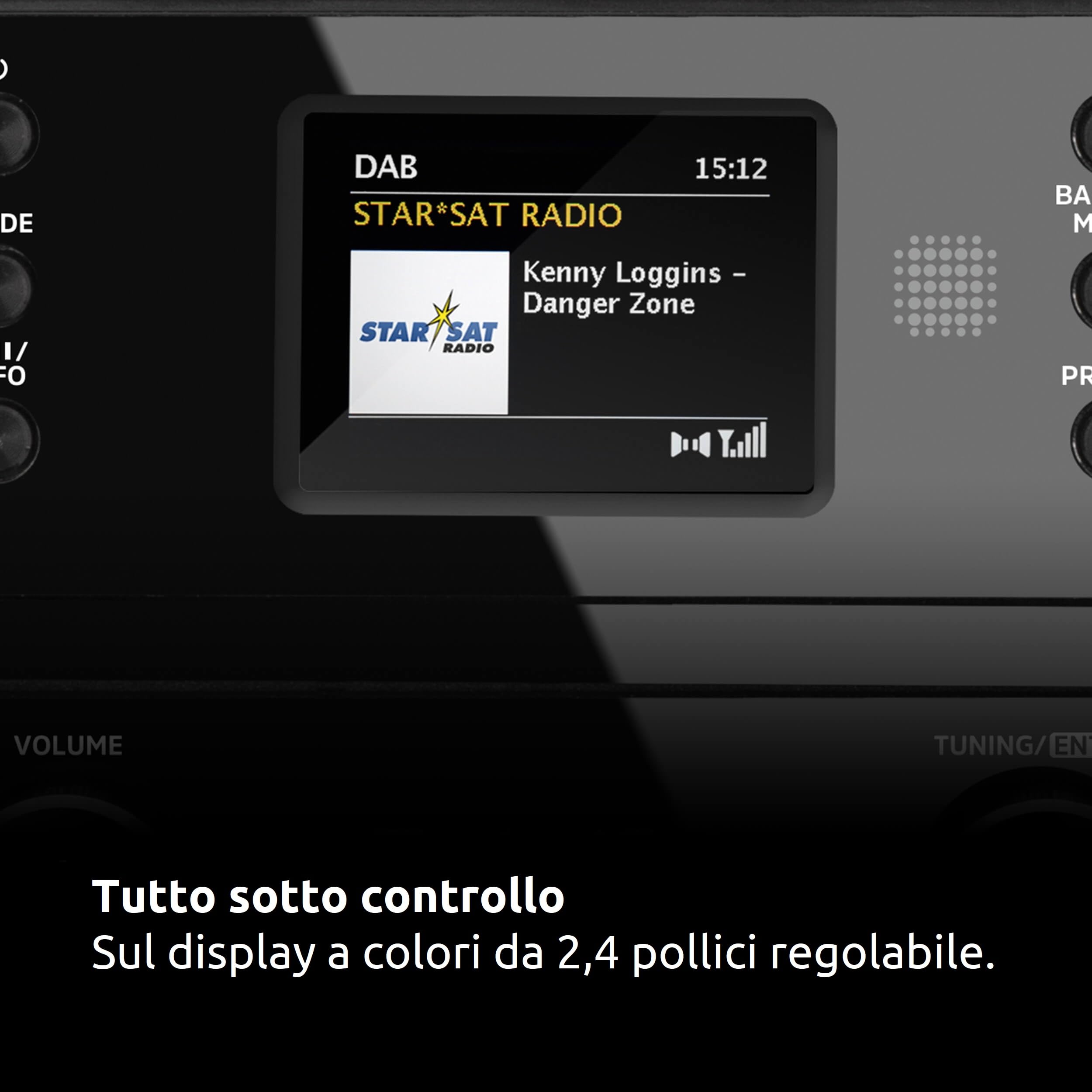 TechniSat DIGITRADIO 371 CD IR Internetradio Stereo DAB+ VHF CD WLAN Bluetooth 10 W nero