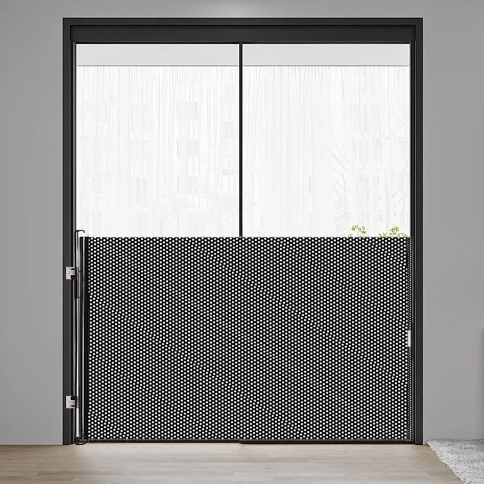 Retractable Pet Gate No Drilling - Extendable Mesh Barrier for Dogs & Cats, Portable Indoor Safety Gate for Stairs, Doorways, Hallways, Decks & Patio (58x125cm) - 4