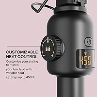 Vista 4 de Hot Tools Pro Artist - Onduladora digital de 3 barriles de oro de 24 quilates, ondas definidas de larga duración (tamaño gigante)