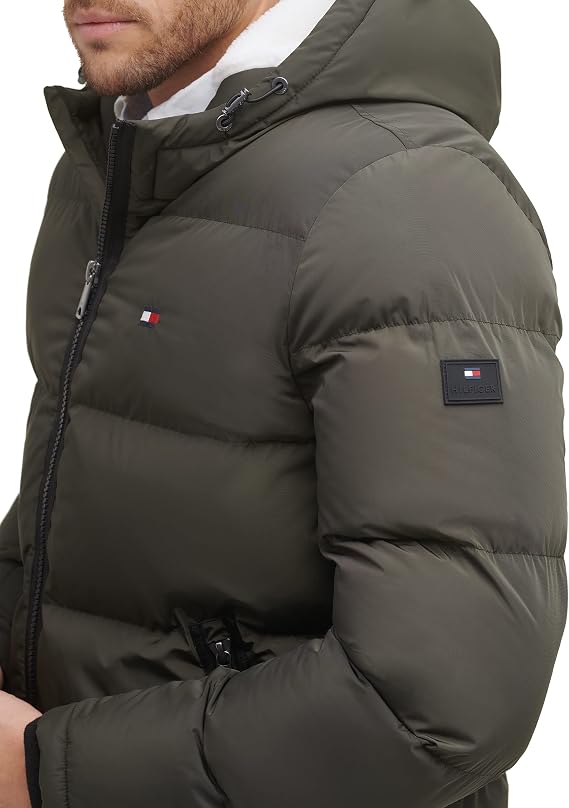 Tommy Hilfiger Men's Classic Hooded Puffer Jacket (Standard and Big & Tall)