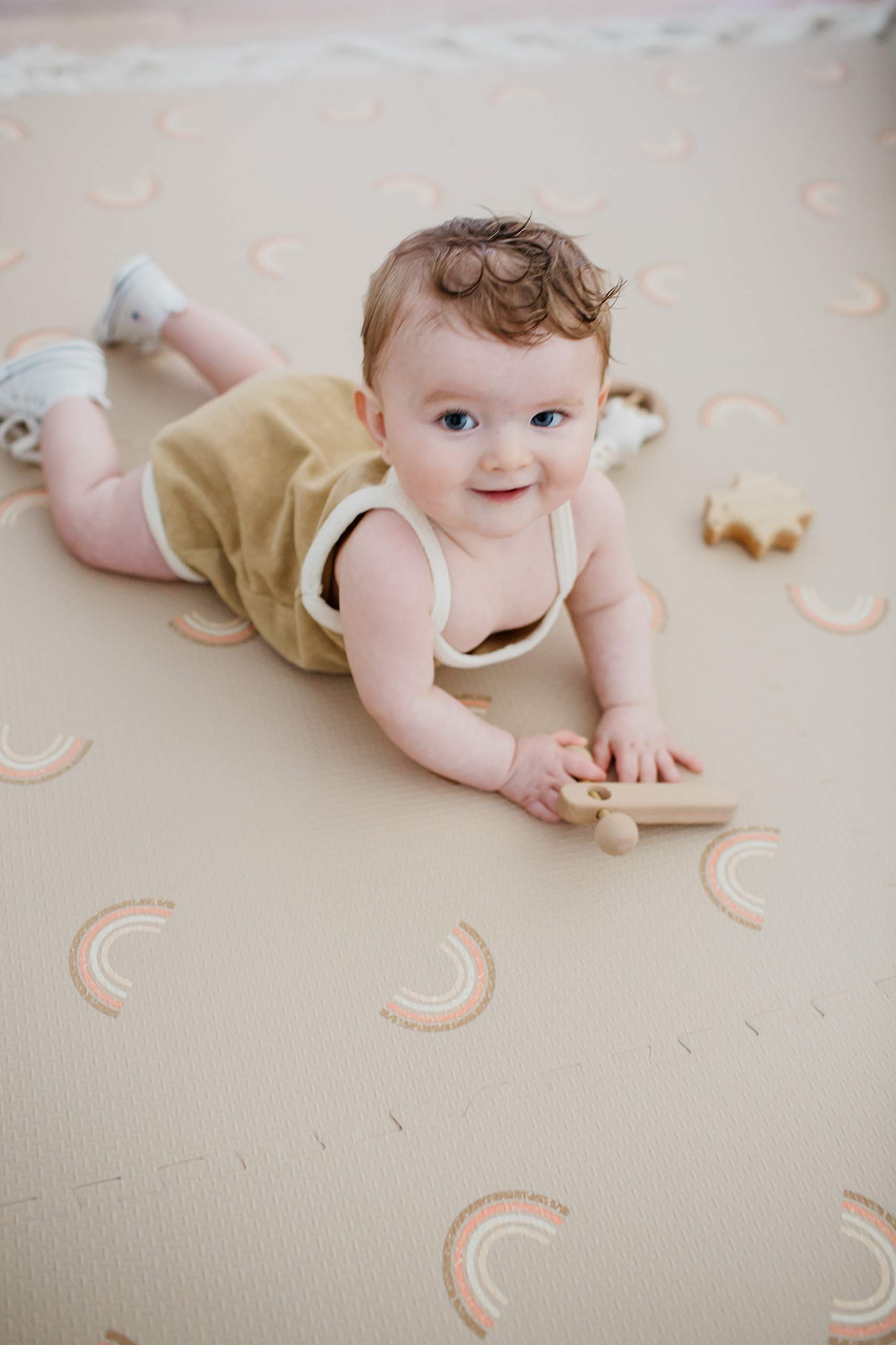 Yay Mats Stylish Extra Large Baby Play Mat. Soft, Thick, NonToxic Foam