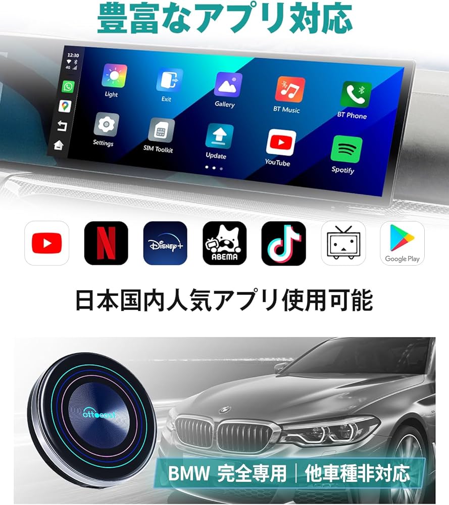 Amazon.co.jp: 【BMW完全専用｜他車種非対応】オットキャスト OTTOCAST