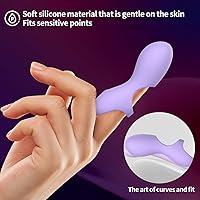 Vista 4 de Vibrador intenso de dedos para parejas, potente juguete de estimulación sexual para mujeres con sensación de pezón y clítoris, herramientas