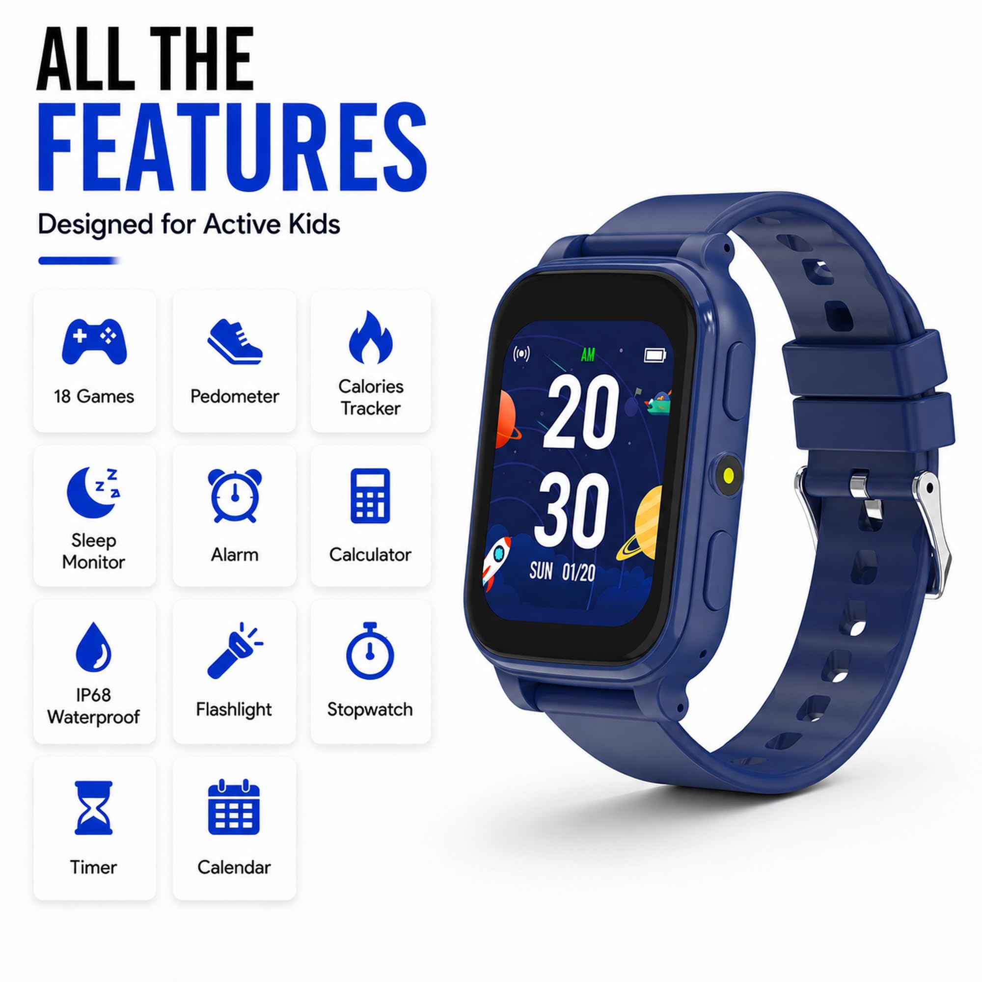 4G Reloj Inteligente Niño con GPS y Llamadas