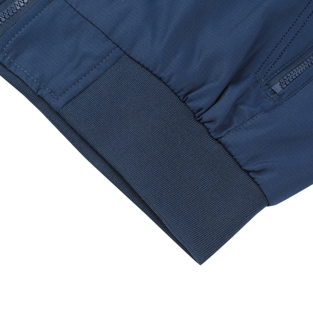 YOUTHUP Chaqueta de Verano Ligera para Hombre Estilo Informal Estilo Bomber de Transición