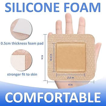 Amazon.com: Dr. Med Silicone Foam Dressing with Gentle