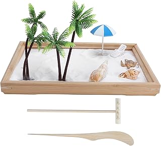 Les-Theresa Ocean Sand Vassoio Decorazione Desktop Sandbox Ornamento Micro Paesaggio Artigianato Accessori Fai da Te