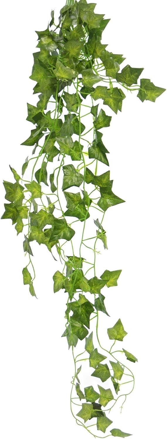 Amazon Medianfield 観葉植物 アイビー 1本 壁掛け インテリア アンティーク 雑貨 造花 人工 フェイク 壁掛 グリーン 緑 植物 吊り 1本 人工観葉植物 オンライン通販