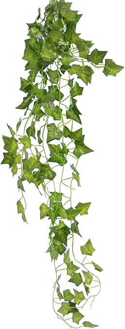 Amazon Medianfield 観葉植物 アイビー 1本 壁掛け インテリア アンティーク 雑貨 造花 人工 フェイク 壁掛 グリーン 緑 植物 吊り 1本 人工観葉植物 オンライン通販