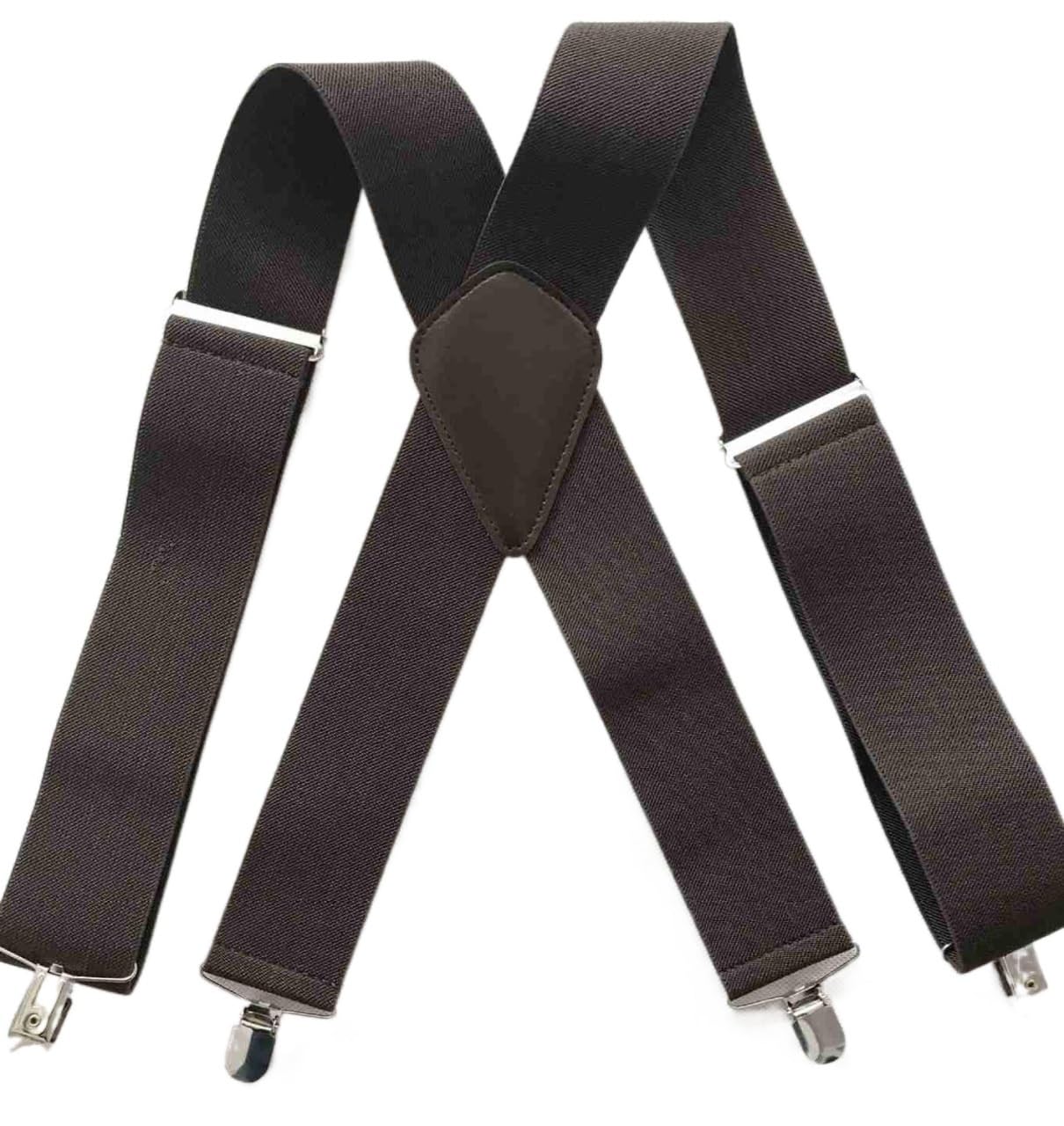 Tirantes Tirantes Hombre 2 Pulgadas 50mm Ancho Ajustable Cuatro Clip-on X-Back Elástico Negro Rojo Gris Heavy Duty Tirantes Tirantes Hombre (Color : 9)
