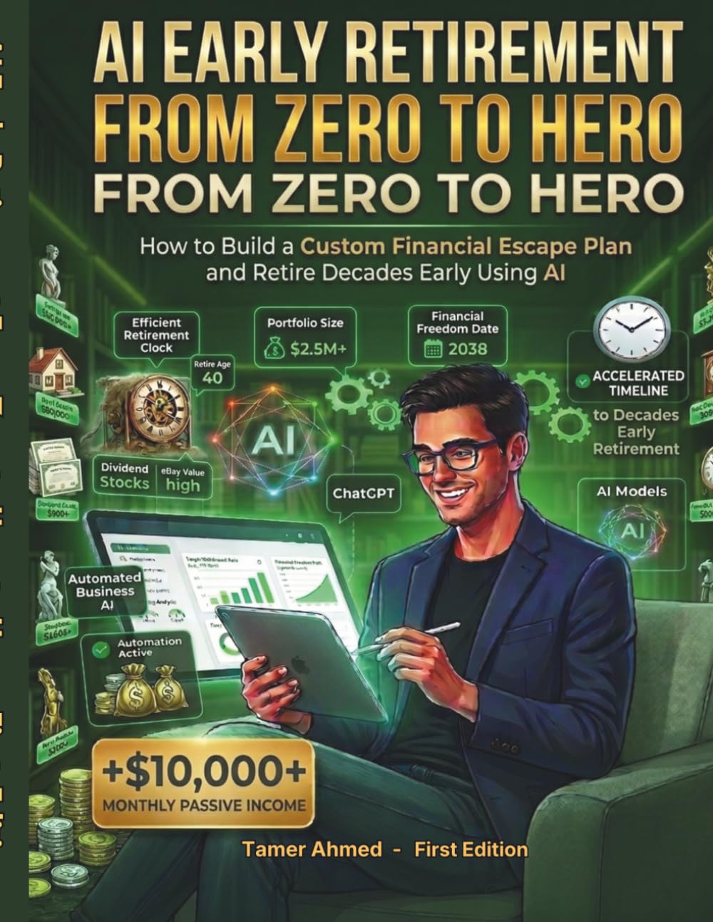 AI Early Retirement Planning: Retirement Income Planning From Zero to Hero: How to Build a Custom Financial Escape Plan and Retire Decades Early Using ... (AI For Wealth Building & Personal Finance)
