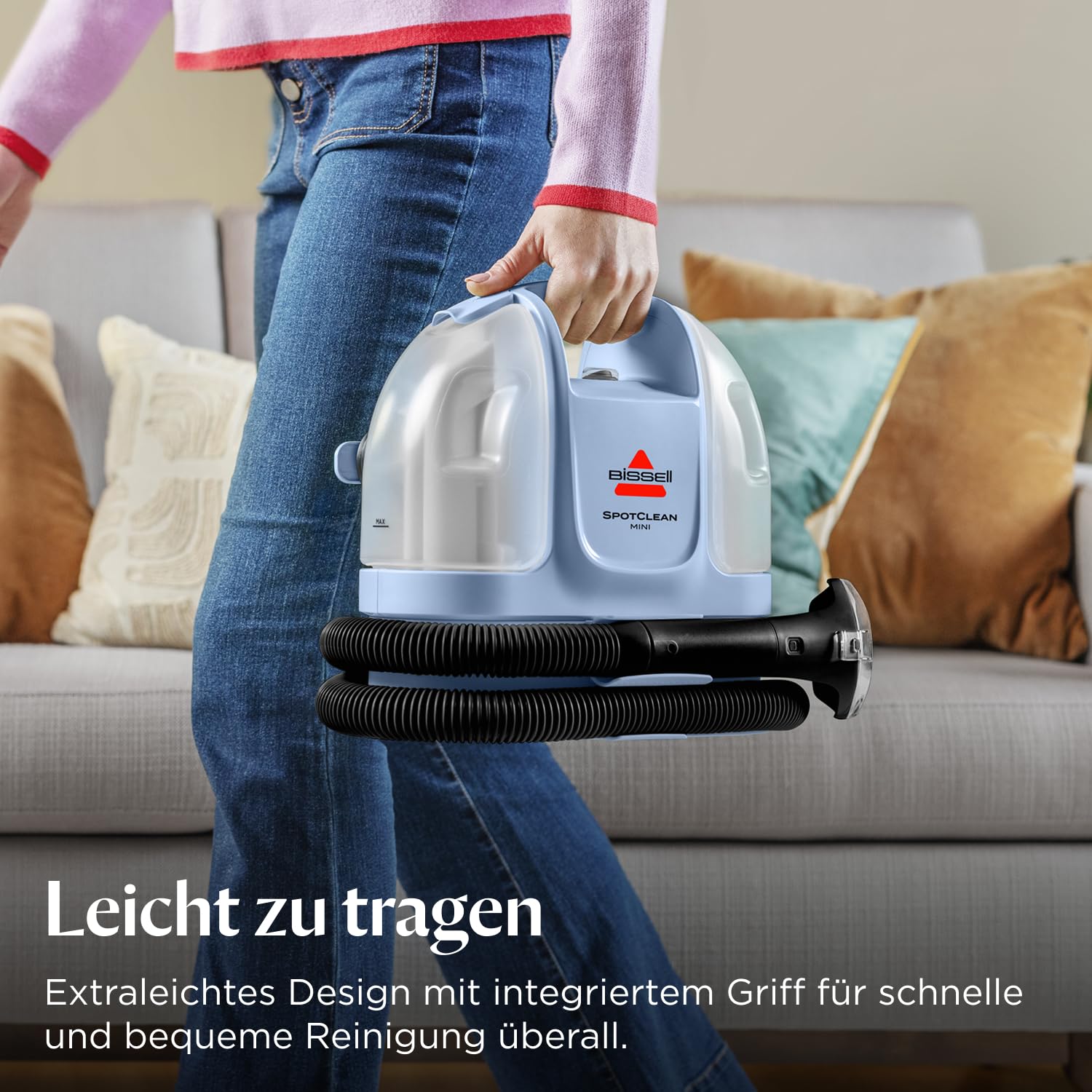 Bissell SpotClean Mini Polsterreiniger Gerät mit Kabel – Bild 5