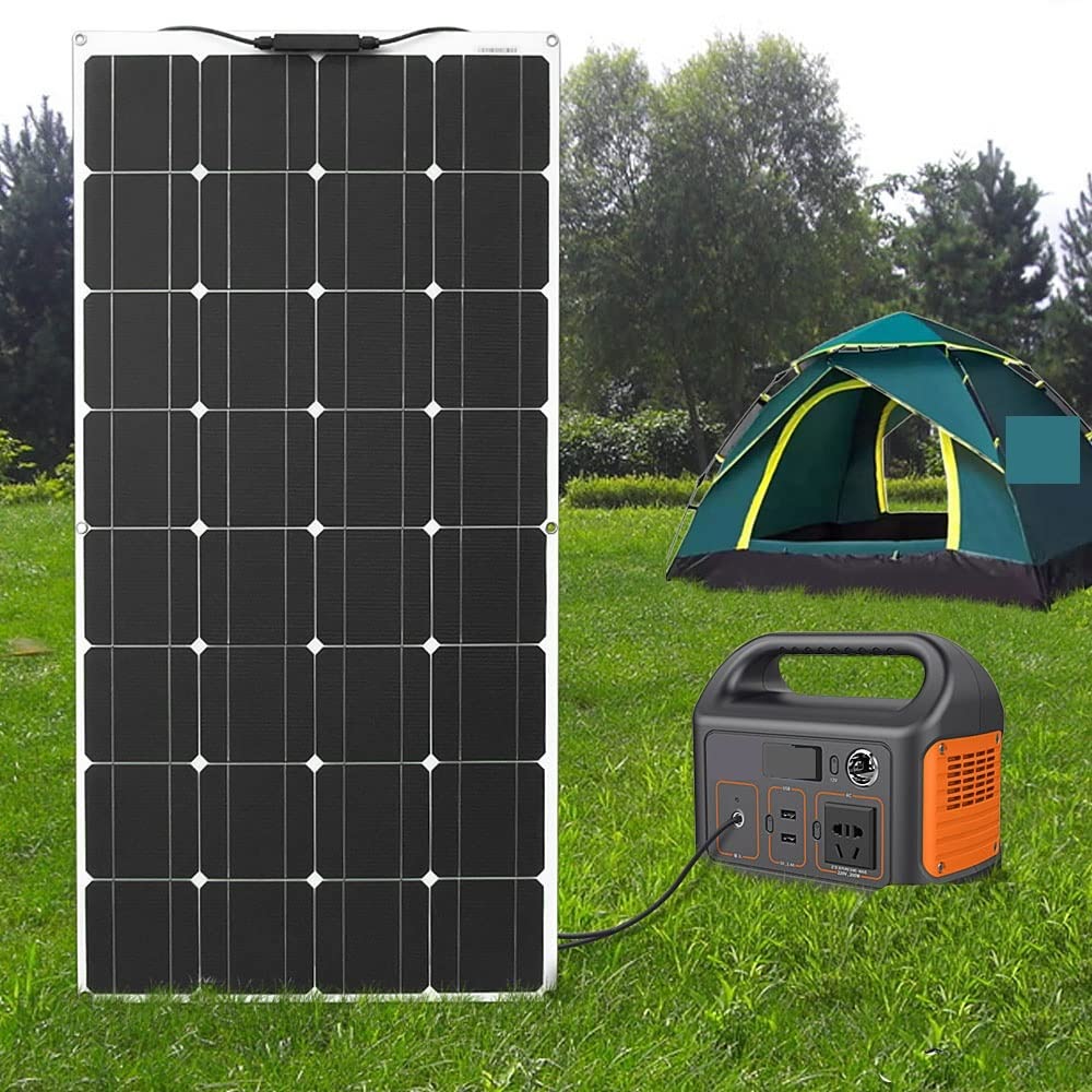 Pannello Solare Pannello Solare Monocristallino 100W Pannello Solare Pannello Solare RV Accumulo Energia Generazione Energia Solare
