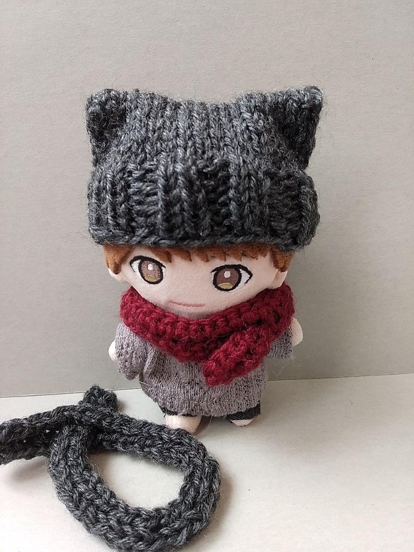 Amazon.co.jp: キスマイ ぬいぐるみ 洋服 ニット帽 ネコ耳帽子  