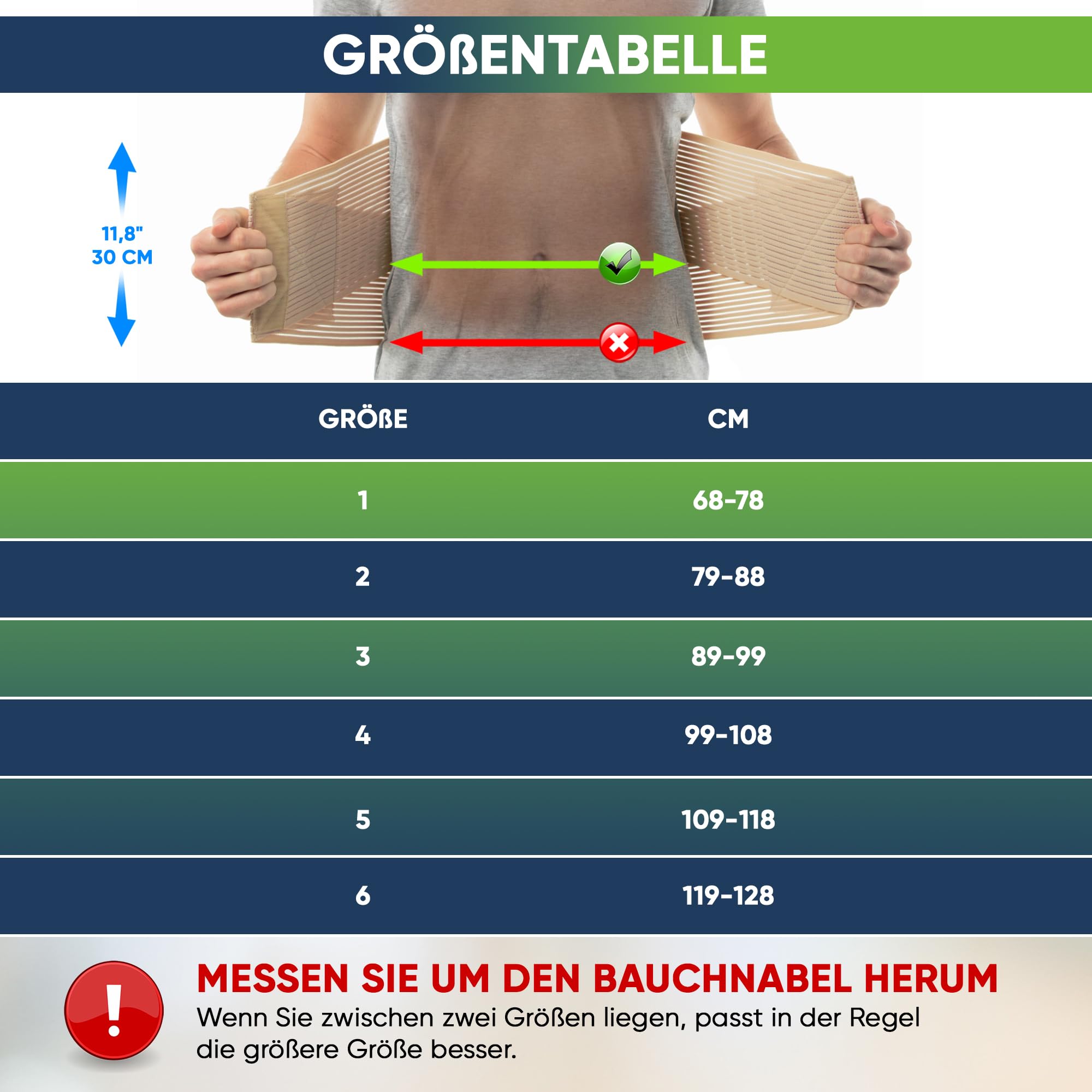aHeal Rückenstützgürtel & Rückenbandage Damen & Herren | Lendenwirbelstütze | Rückengurt Rückenschmerzen | Orthopädischer Stützgürtel Rücken | Stützgürtel Lendenwirbelsäule | Größe 3 Haut