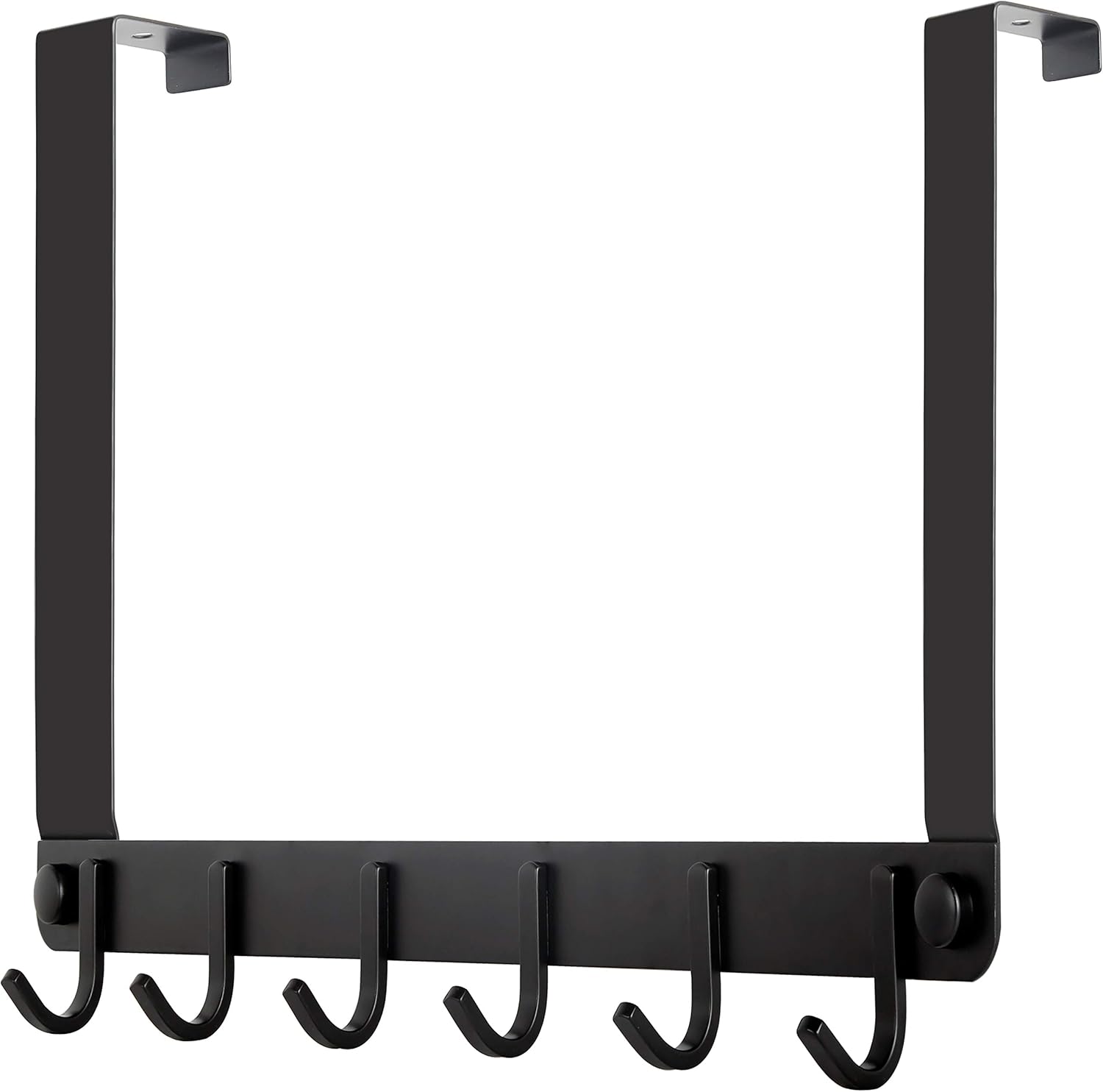 WEBI Over The Door Hook Black,Over The Door Towel Rack,Long