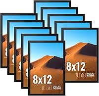 Vista 12 de LaVie Home Juego de 10 portarretratos dorados de 4 x 6 pulgadas, para fotos de 4 x 6 pulgadas, collage de marcos de fotos para galería de pared