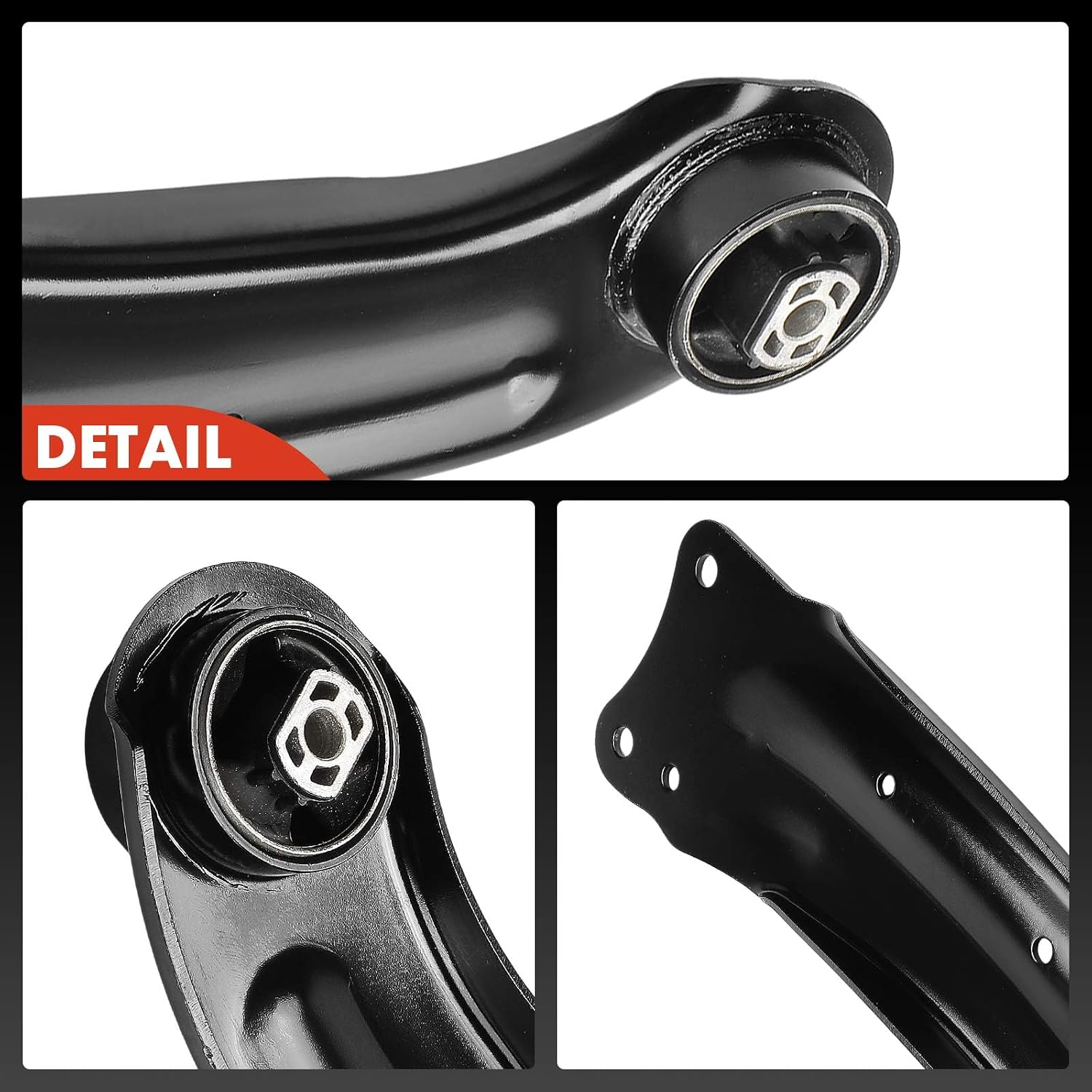 A-Premium 2 x Rear Suspension Trailing Arm, with Bushing, Compatible with Volkswagen Passat 2006-2010, Tiguan 2009-2017, Passat CC 2009-2010, CC 2010-2015 & Audi Q3/Q3 Quattro 2015-2018