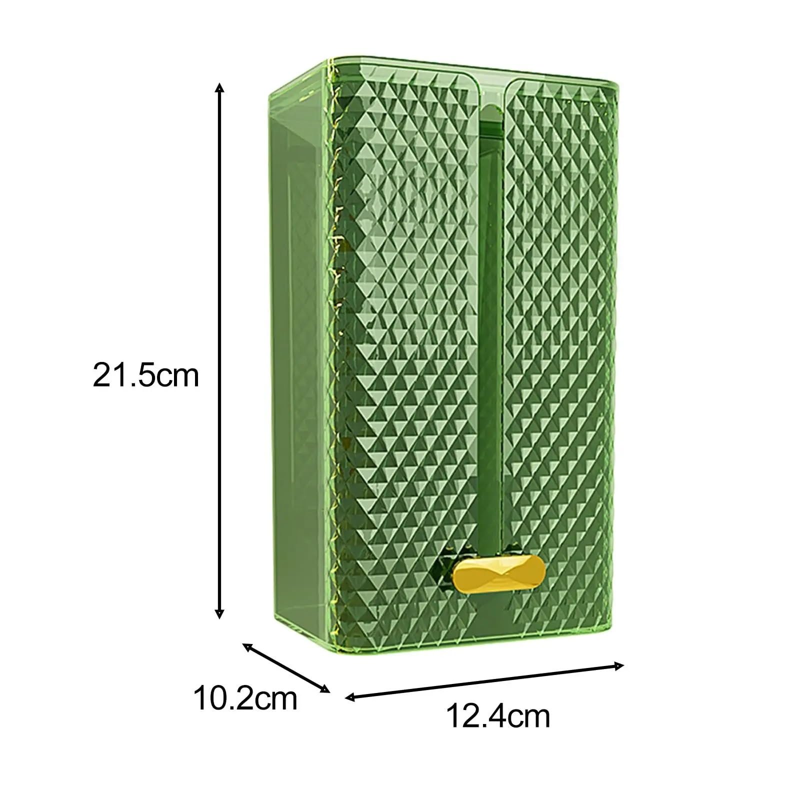 Porta fazzoletti moderno montato a parete, porta, igienici, for bagno, ufficio, soggiorno, ristorante, scrivania Per Cucine(Green)