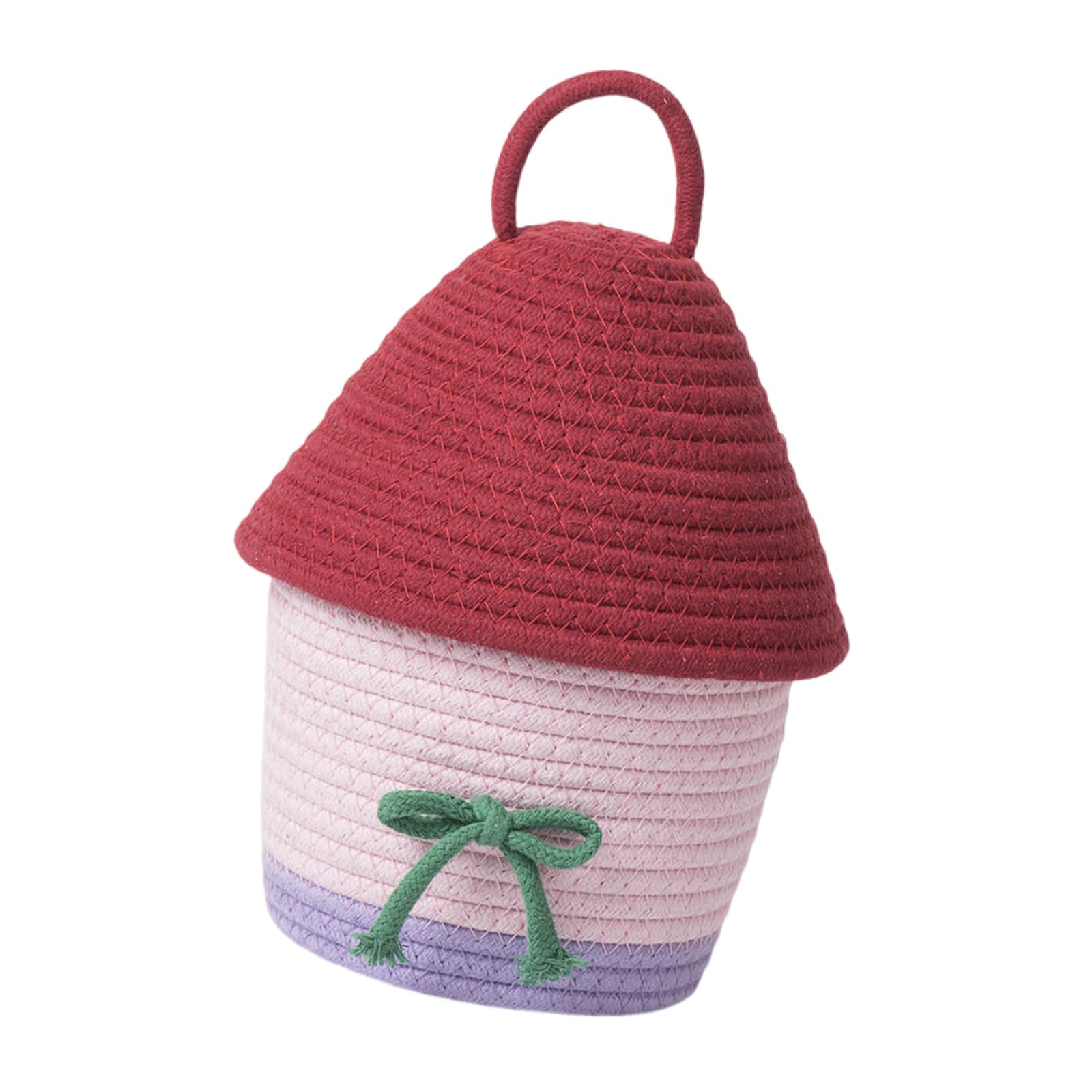 Jazuaiao Multipurpose Woven Storage Basket for Home Decoration Organizers Container Ideal for Organizing Clothes Toy and More Versatile Home Decors Basket