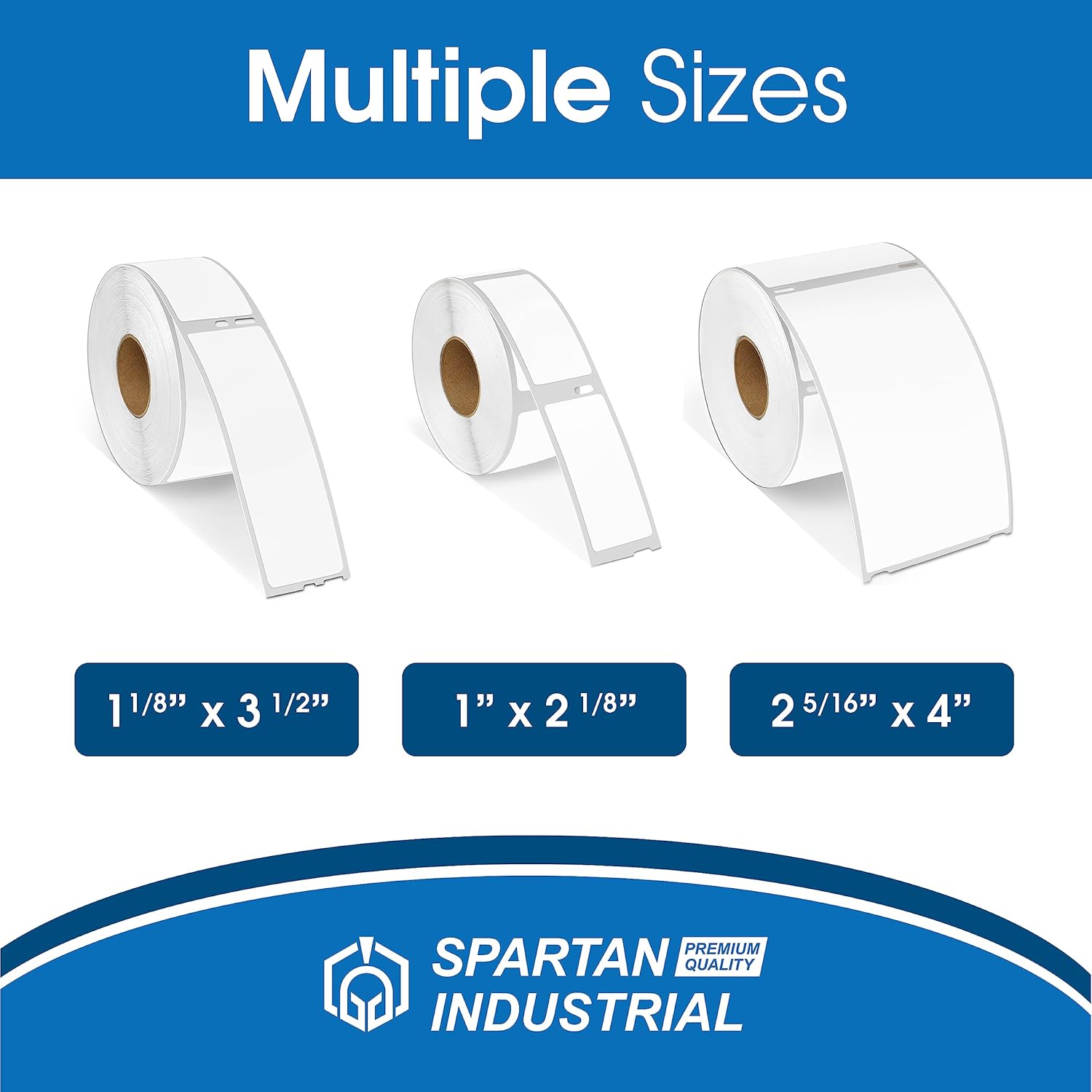 Spartan Industrial - Replacement for DYMO 30256 (10 Rolls, 3000 Labels) 2 5/16" X 4" Direct Thermal Shipping Labels - Compatible with LabelWriter 450, 450 Turbo, 4XL Printers (NOT 550, 5XL)