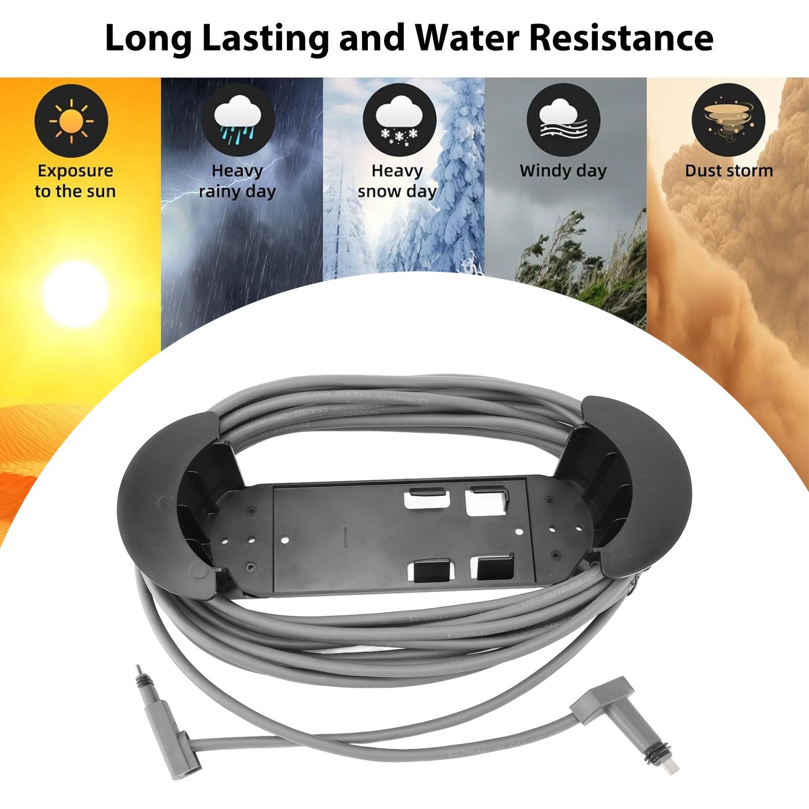 Caddy per Cavi Ethernet, Kit di Montaggio a Parete per V2, Accessori per la Gestione dei Cavi Stabilità per Cavo V2 e Adattatore