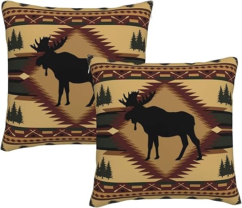 Juego de 2 fundas de almohada cuadradas de 18 x 18 pulgadas, fundas de almohada decorativas de terciopelo suave, fundas de cojín cuadradas (17.7 x