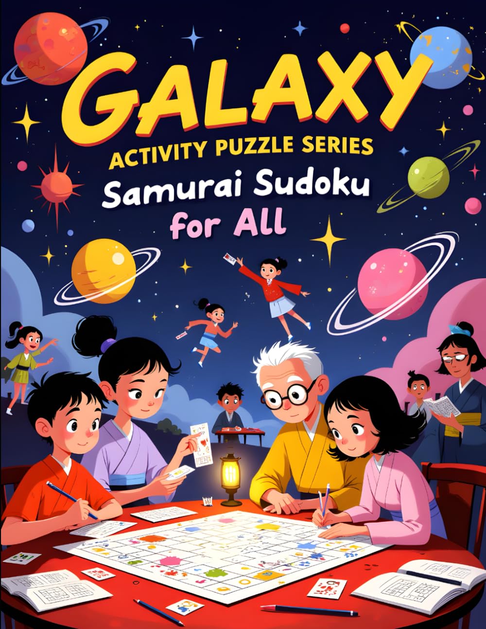 Galaxy Activity Puzzle Series: Sudoku Samurai - 003 (Sudoku Fun Book)