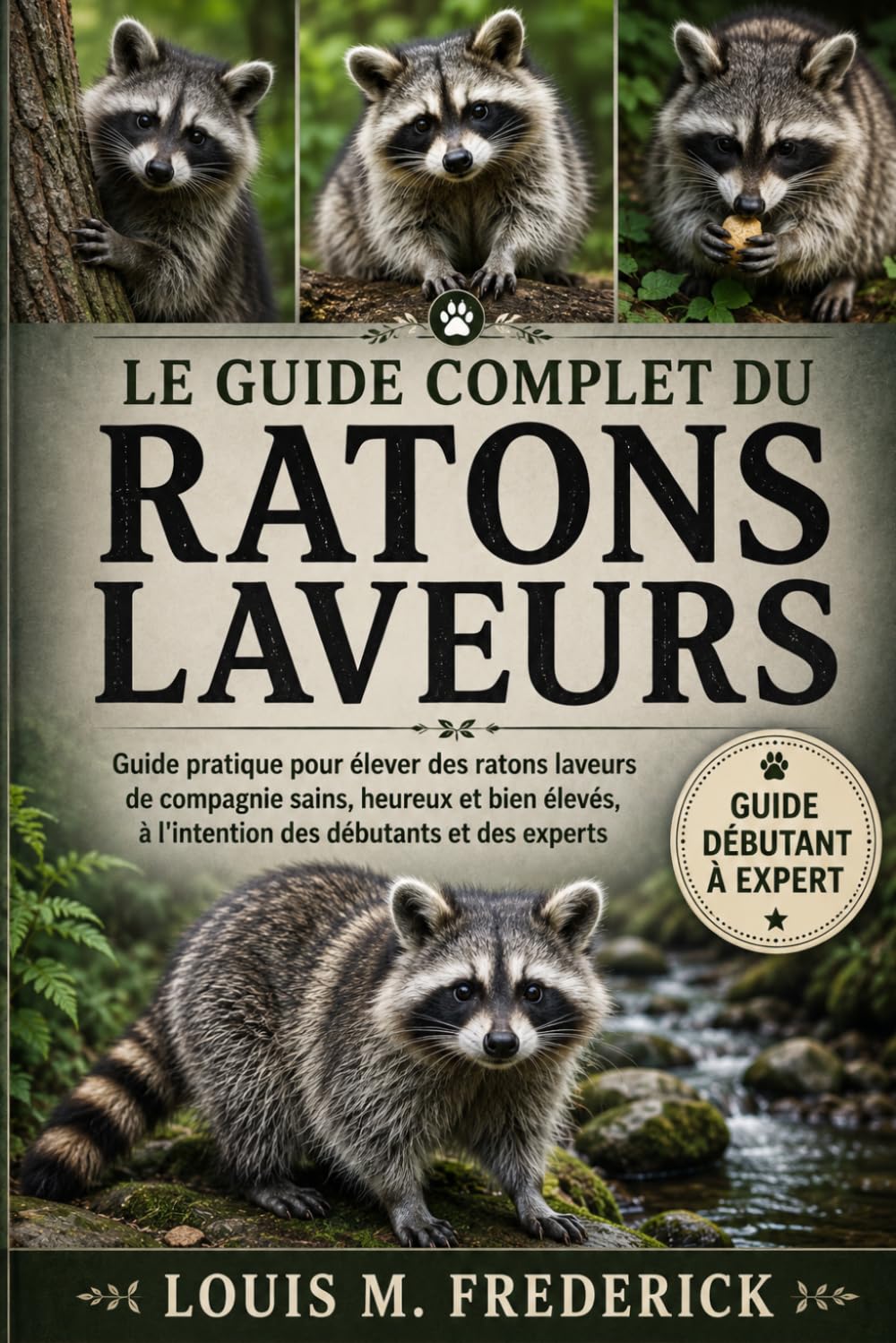 LE GUIDE COMPLET DU RATONS LAVEURS: Guide pratique pour élever des ratons laveurs de compagnie sains, heureux et bien élevés, à l'intention des débutants et des experts